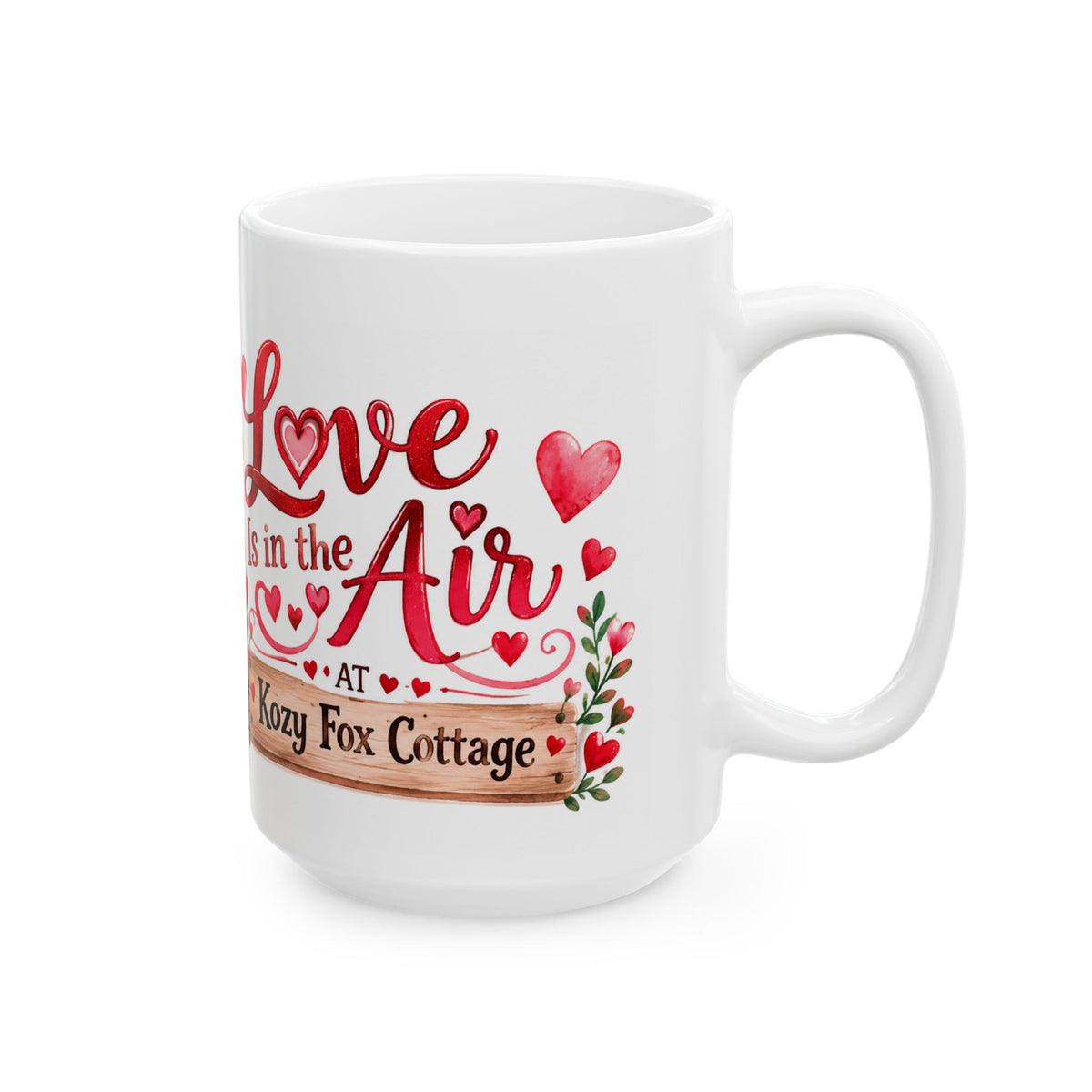 Lil Pip's Love Is in the Air Valentine's Mug β Kozy Fox Cottage