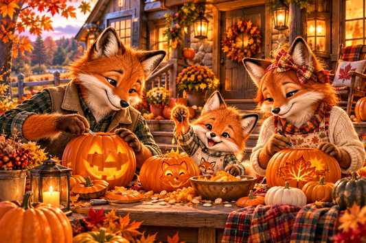Pumpkin Carving at Kozy Fox Cottage