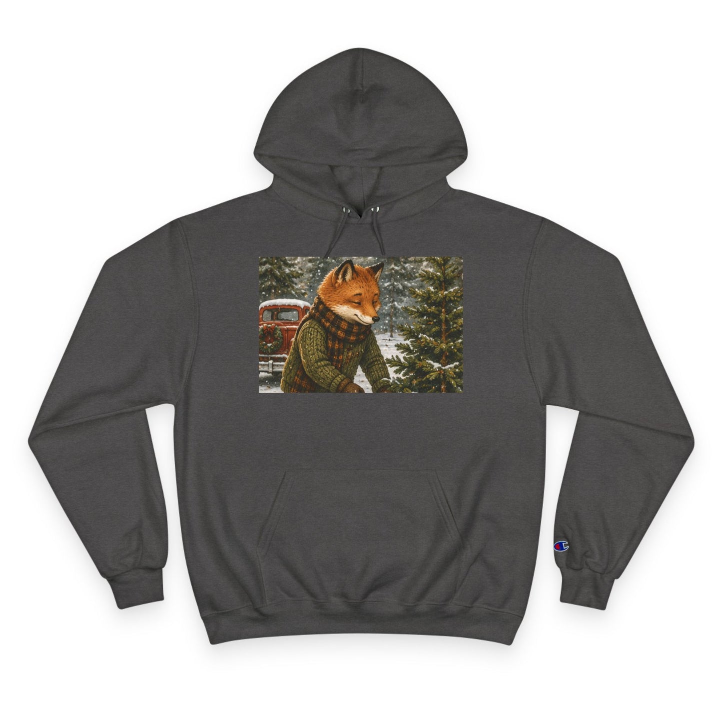 Finn’s Cozy Christmas Tree Adventure Champion Hoodie