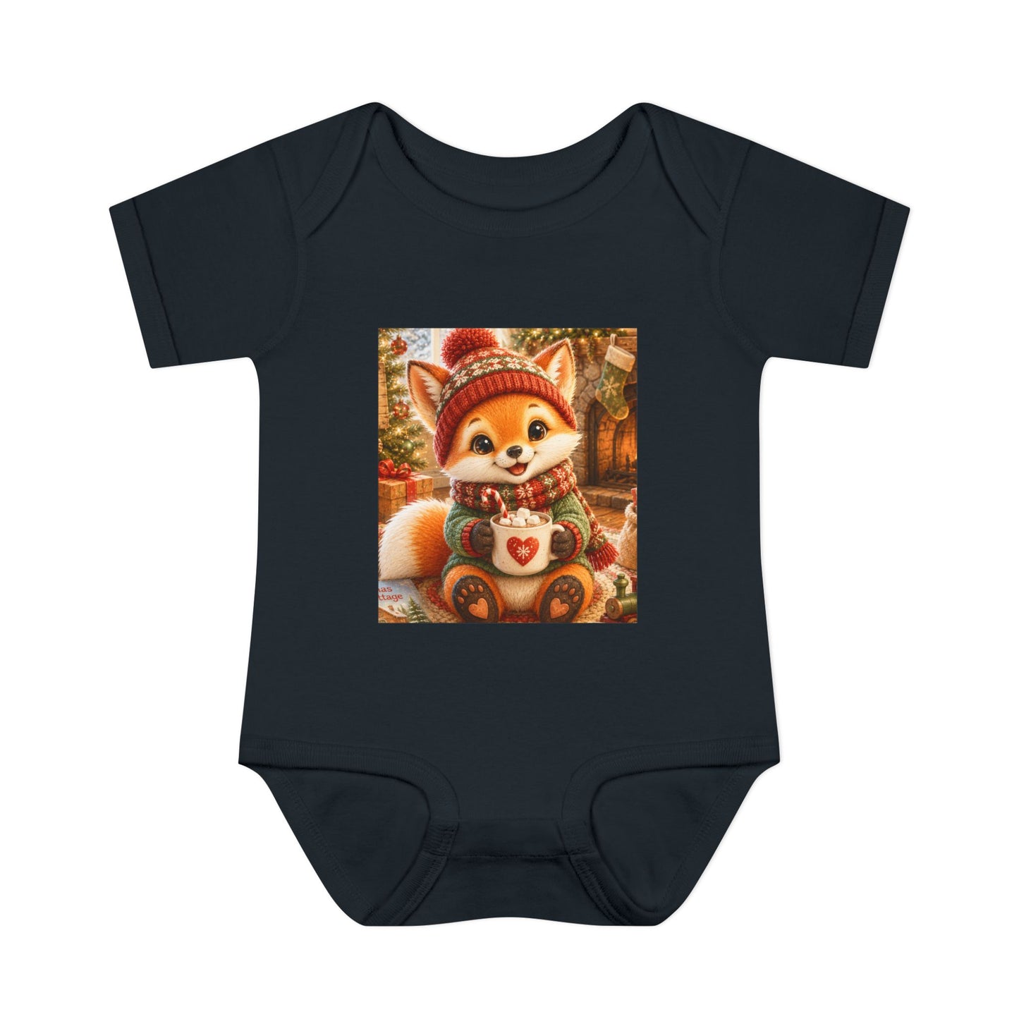 Lil Pip’s Baby’s First Christmas Short Sleeve Bodysuit