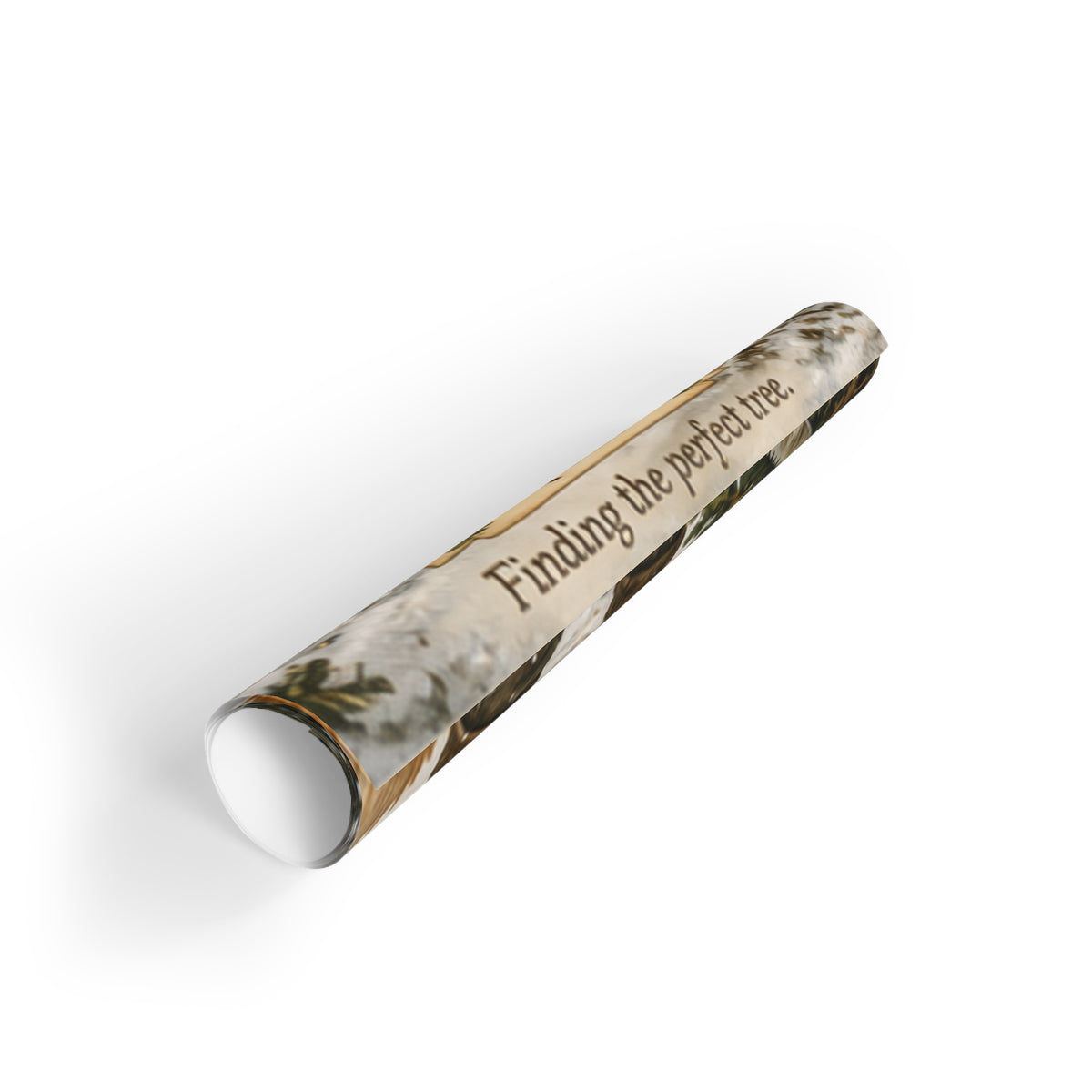 Finn’s Cozy Christmas Tree Adventure Gift Wrapping Paper