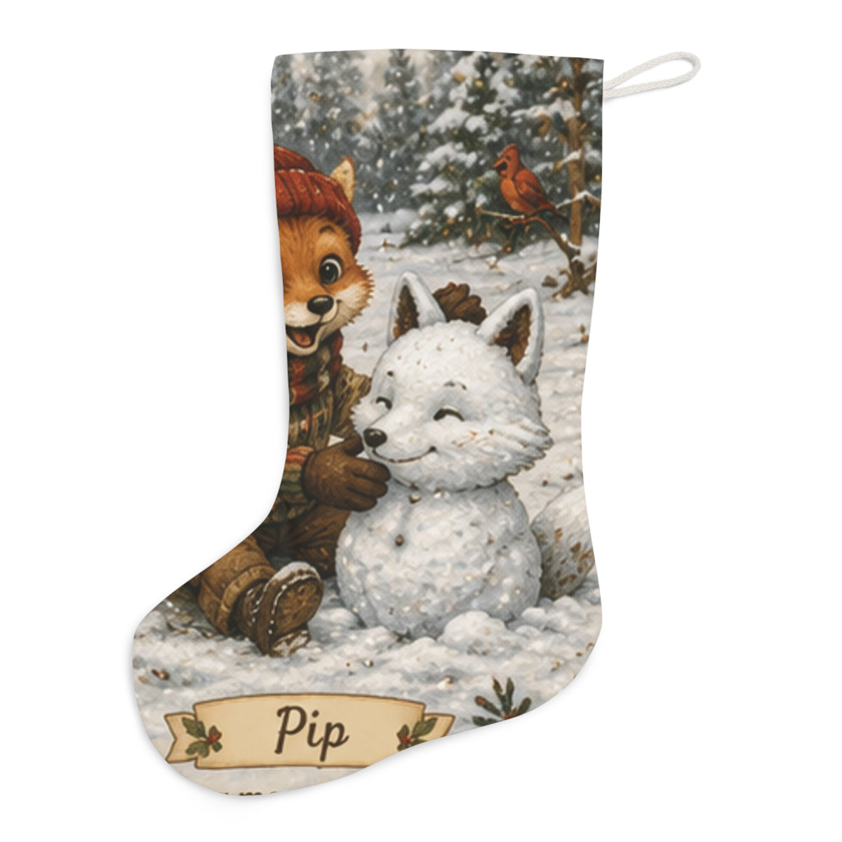 Lil Pip’s Cozy Christmas Santa Stocking
