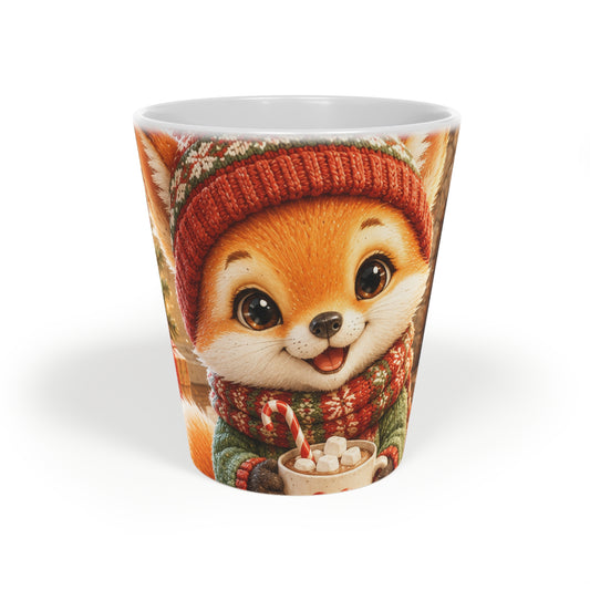 Christmas Latte Mug – Cozy Holiday Coffee Mug Gift | Lil Pip's Kozy Fox Cottage