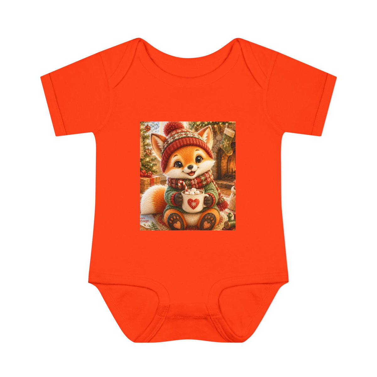 Lil Pip’s Baby’s First Christmas Short Sleeve Bodysuit