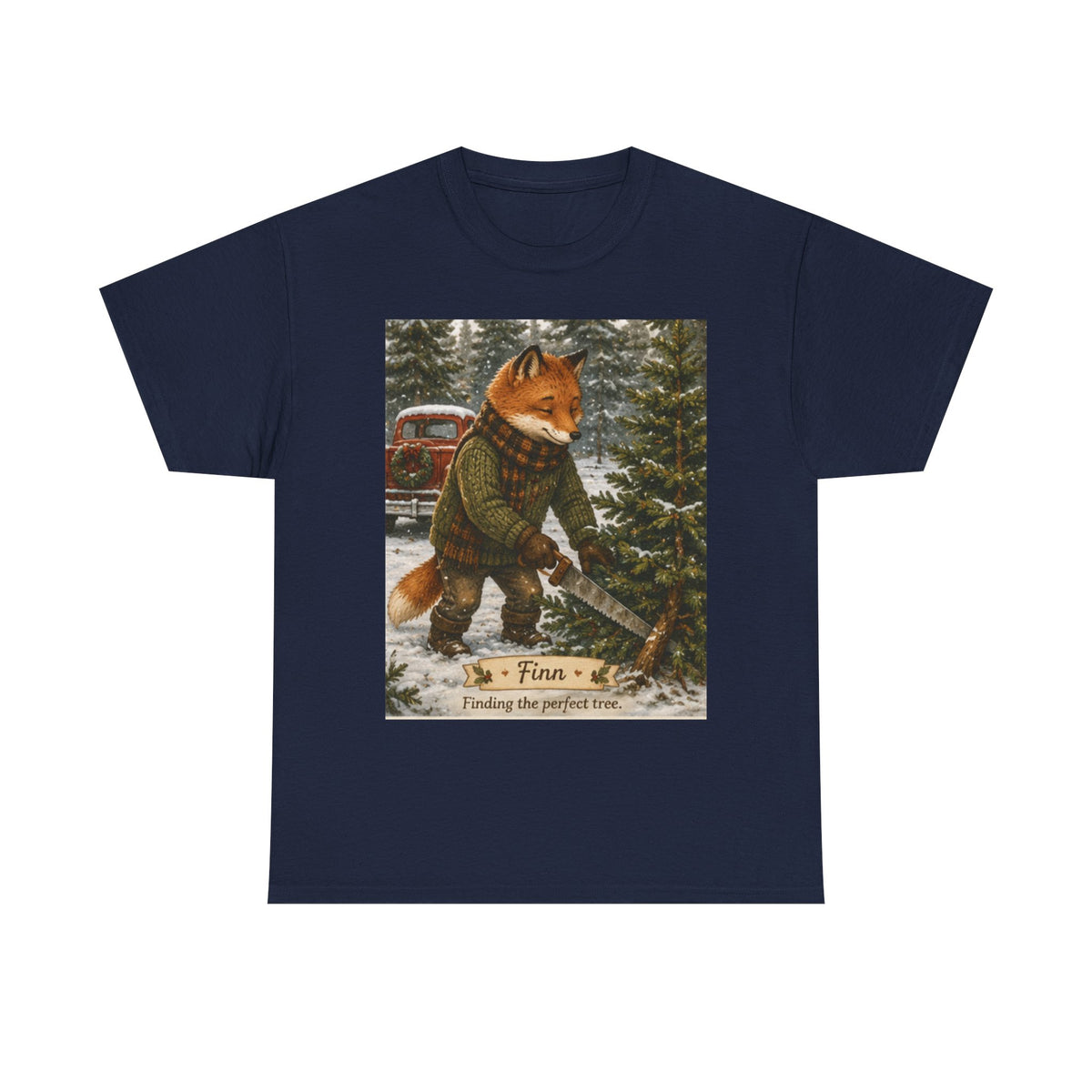 Finn’s Cozy Christmas Tree Adventure T-Shirt