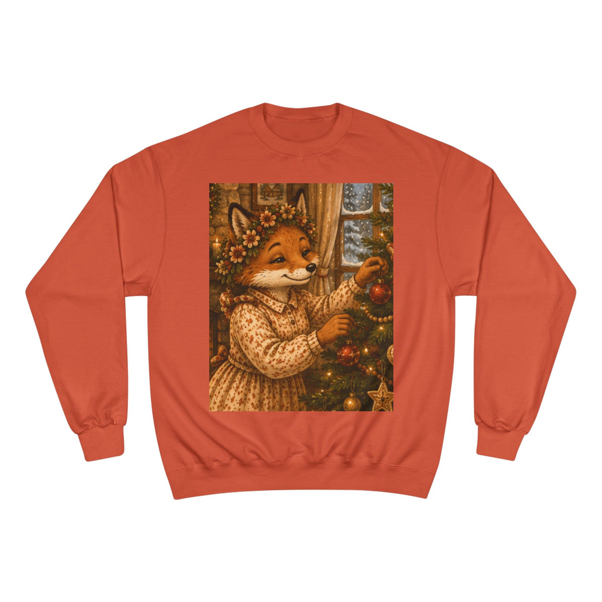 Fern’s Cozy Christmas Tree Adventure Champion Sweatshirt