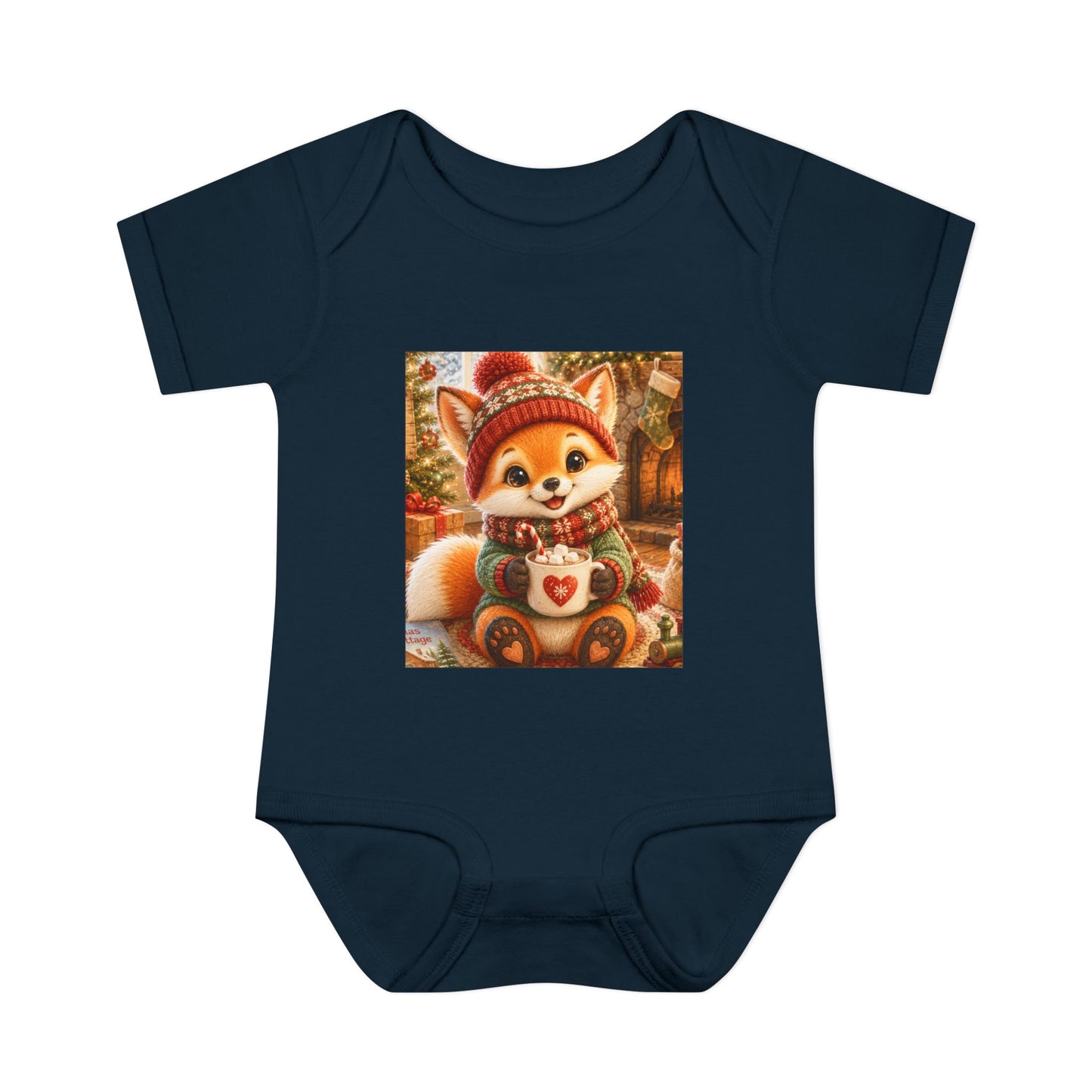 Lil Pip’s Baby’s First Christmas Short Sleeve Bodysuit