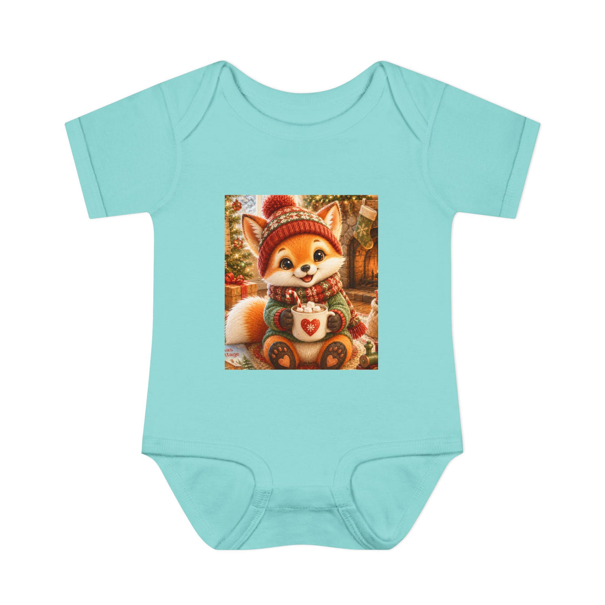 Lil Pip’s Baby’s First Christmas Short Sleeve Bodysuit