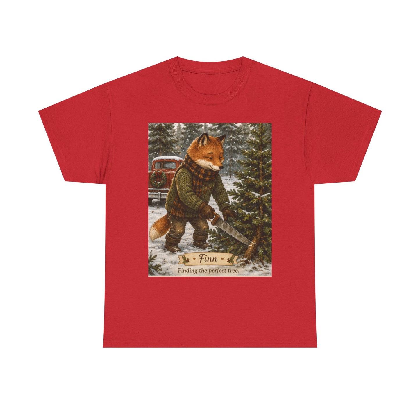 Finn’s Cozy Christmas Tree Adventure T-Shirt