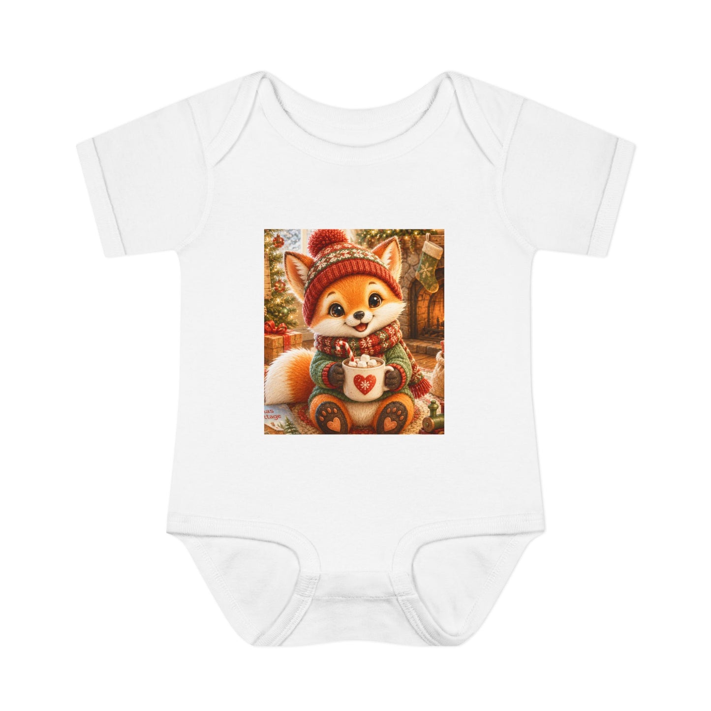 Lil Pip’s Baby’s First Christmas Short Sleeve Bodysuit