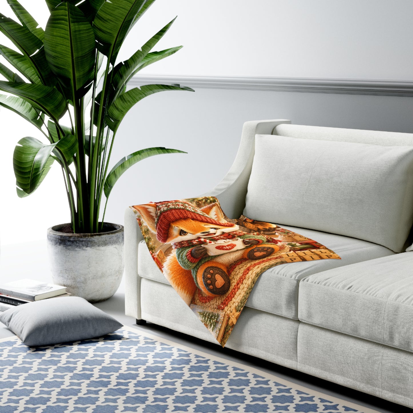 Lil Pip’s Baby’s First Christmas Swaddle Blanket
