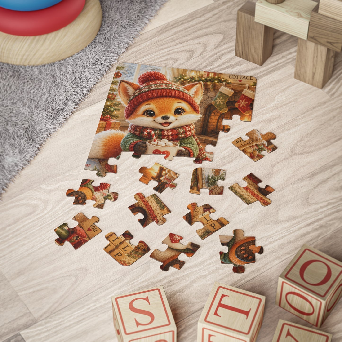Lil Pip’s Cozy Christmas 30-Piece Kids’ Puzzle