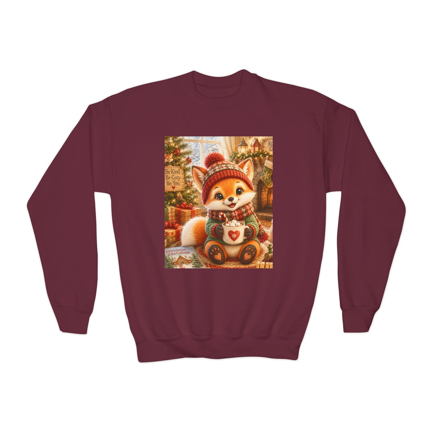 Lil Pip’s Cozy Christmas Youth Crewneck Sweatshirt