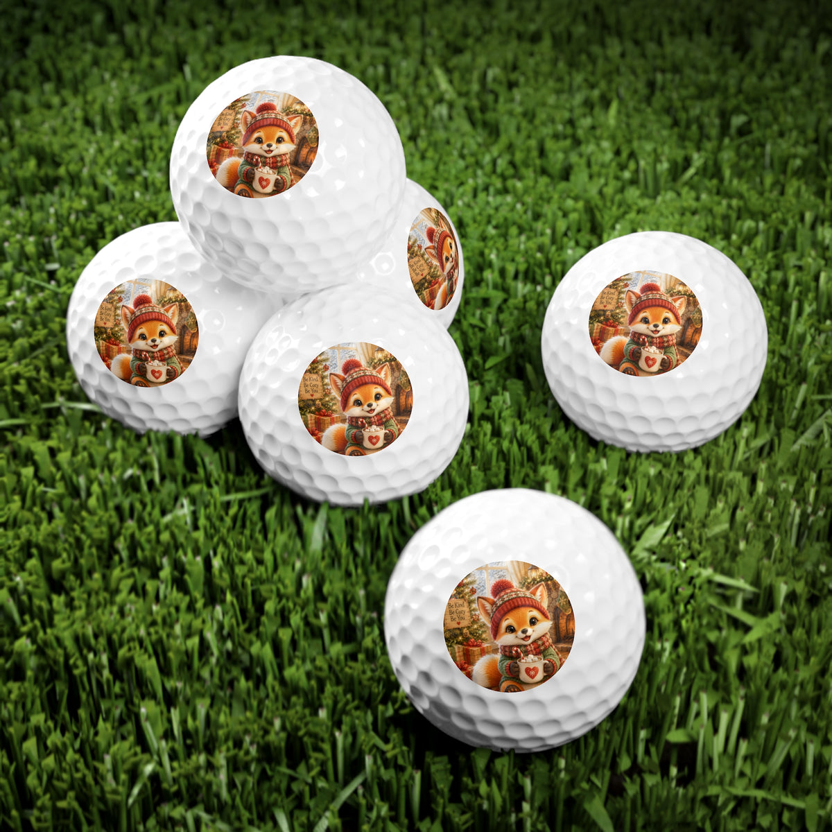 Christmas Golf Balls – Festive Holiday Gift for Golfers | Lil Pip's Kozy Fox Cottage