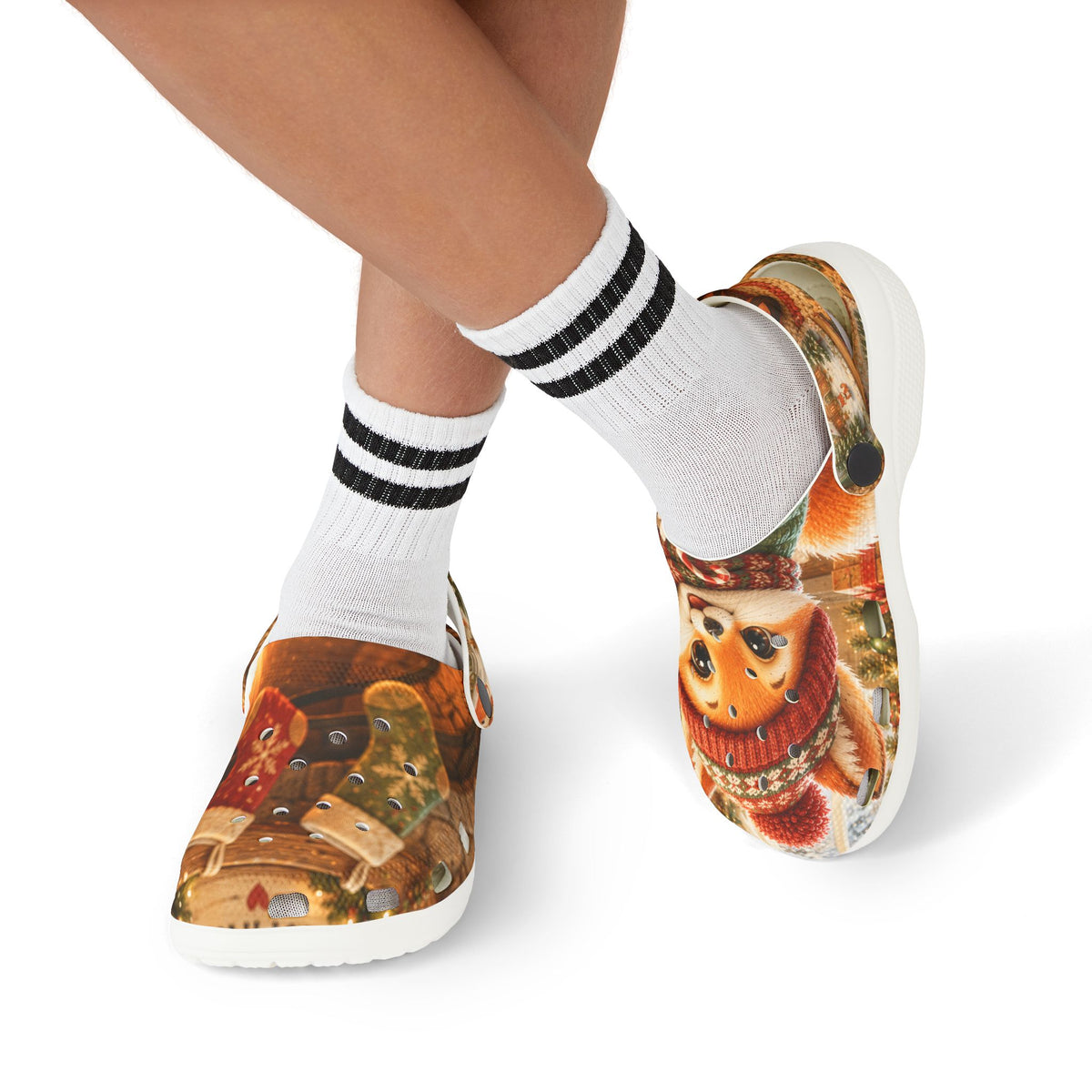 Christmas Kids' Clogs – Festive Holiday Shoes for Children | Lil Pip's Kozy Fox Cottage