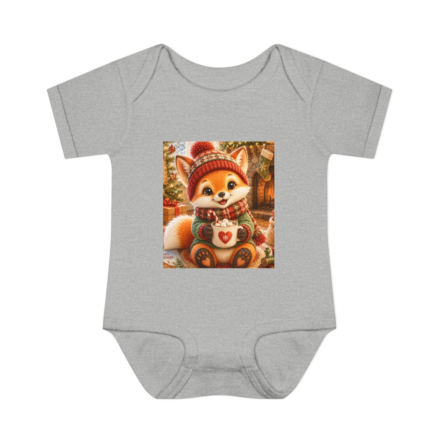 Lil Pip’s Baby’s First Christmas Short Sleeve Bodysuit