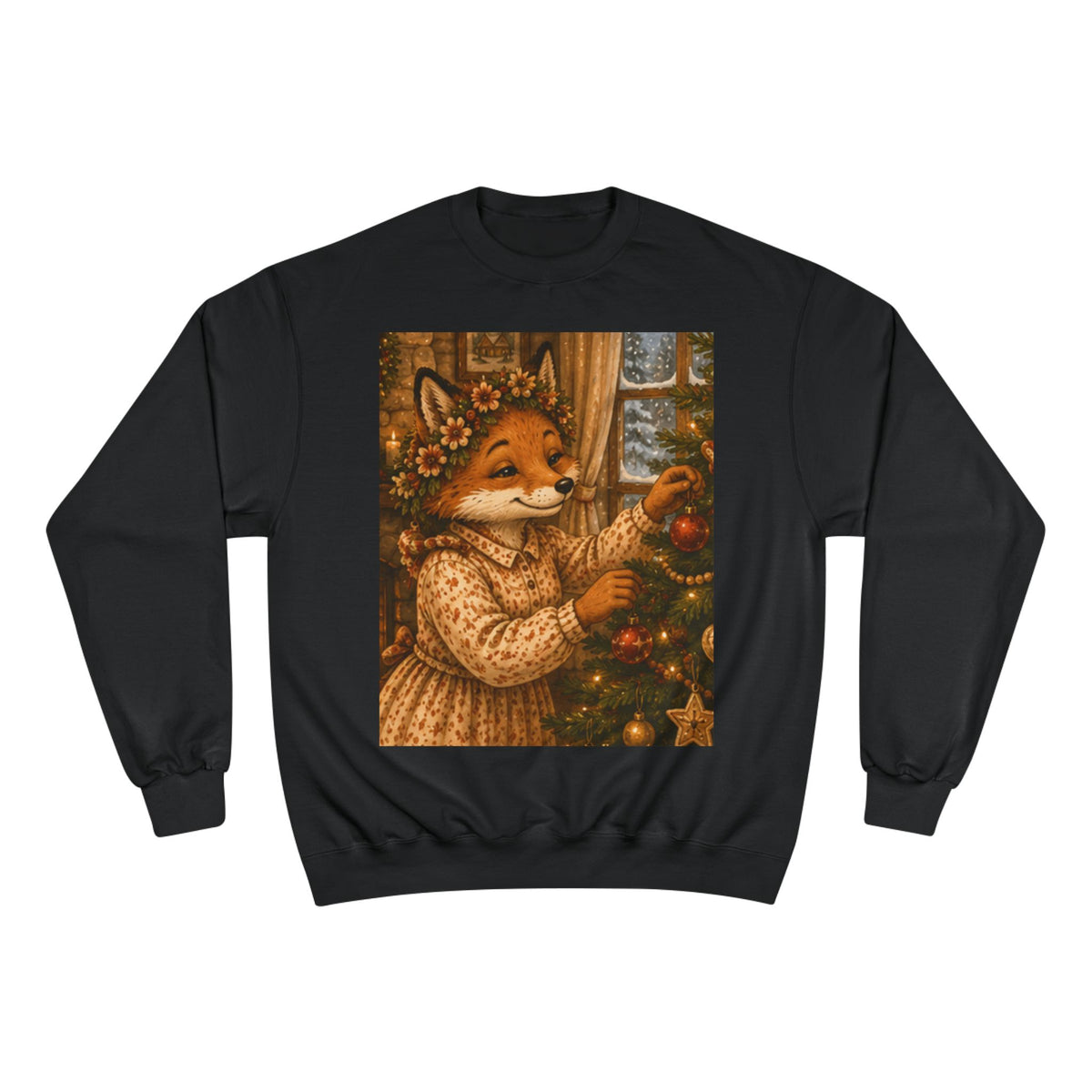 Fern’s Cozy Christmas Tree Adventure Champion Sweatshirt