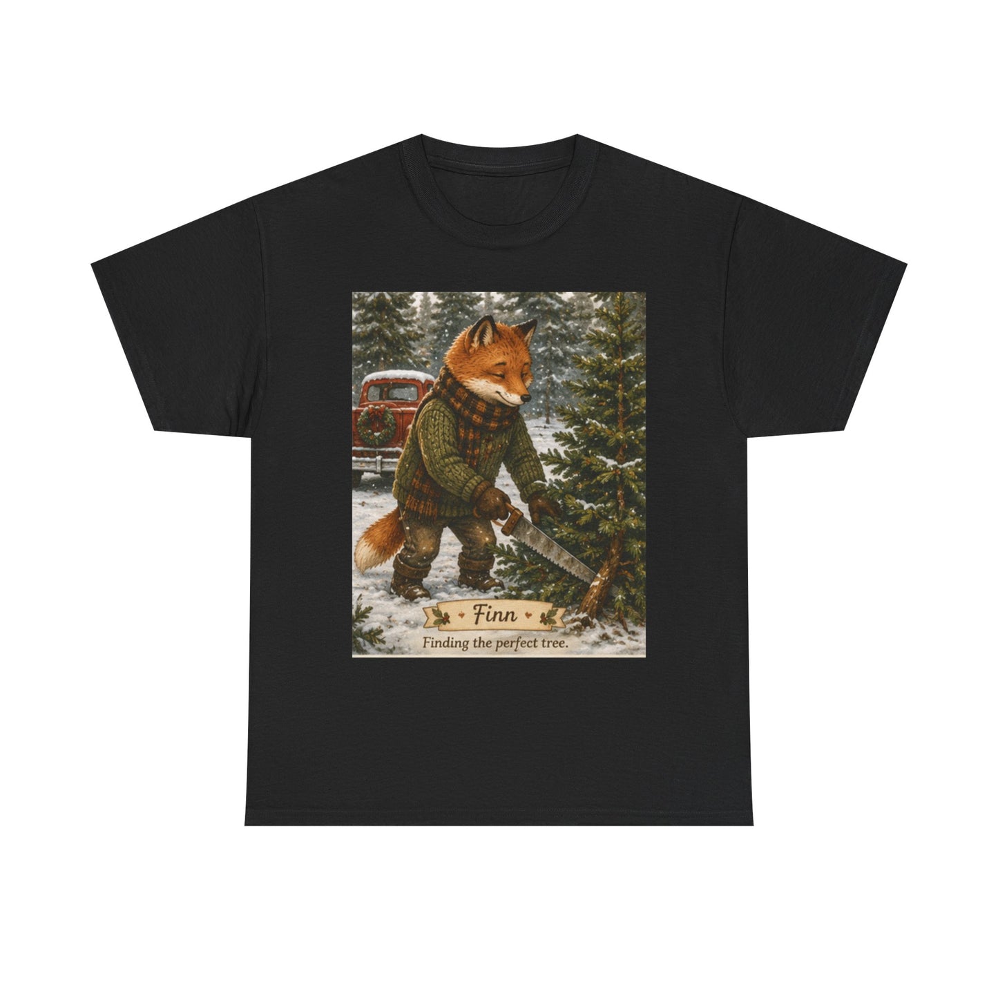 Finn’s Cozy Christmas Tree Adventure T-Shirt