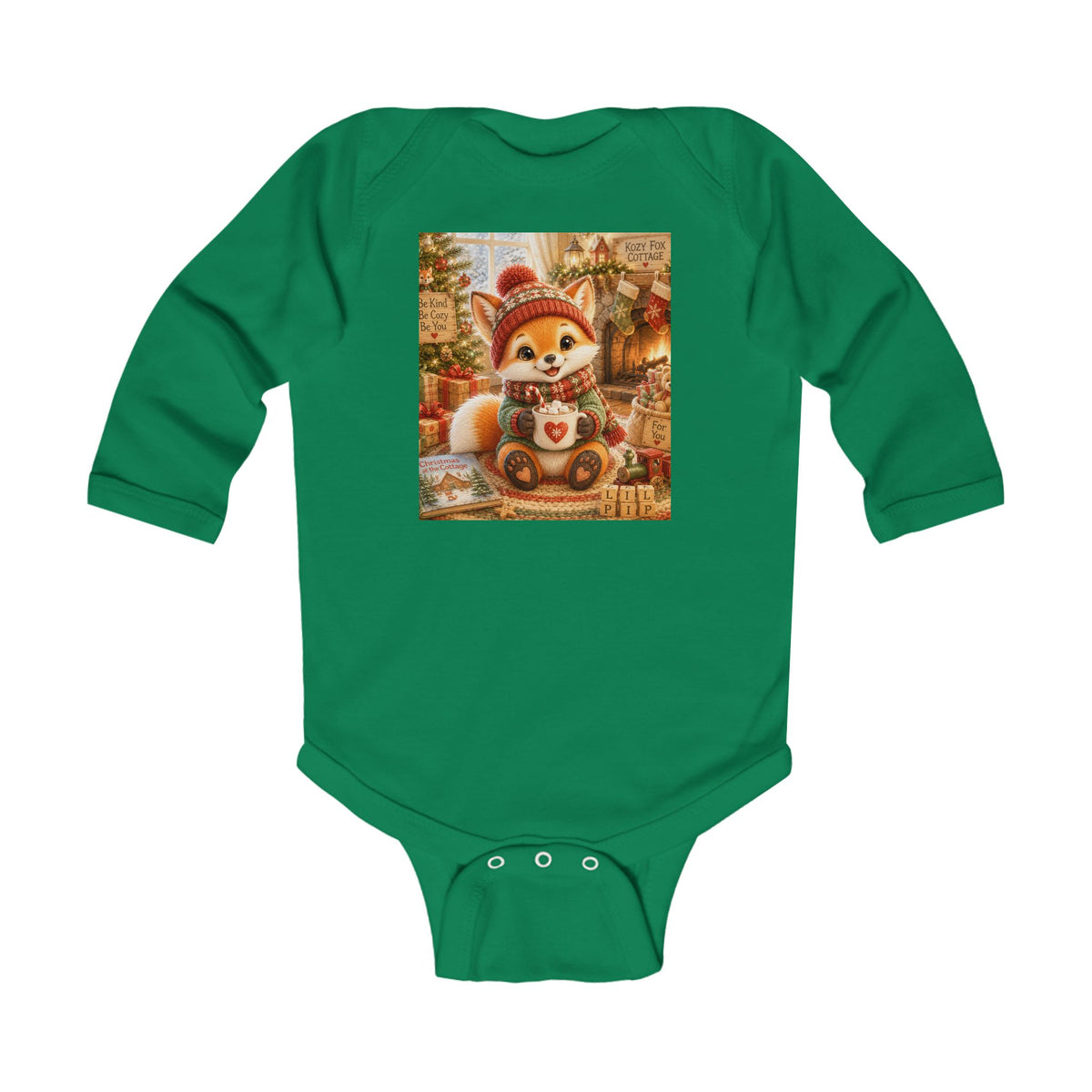 Lil Pip’s Baby’s First Christmas Long Sleeve Bodysuit