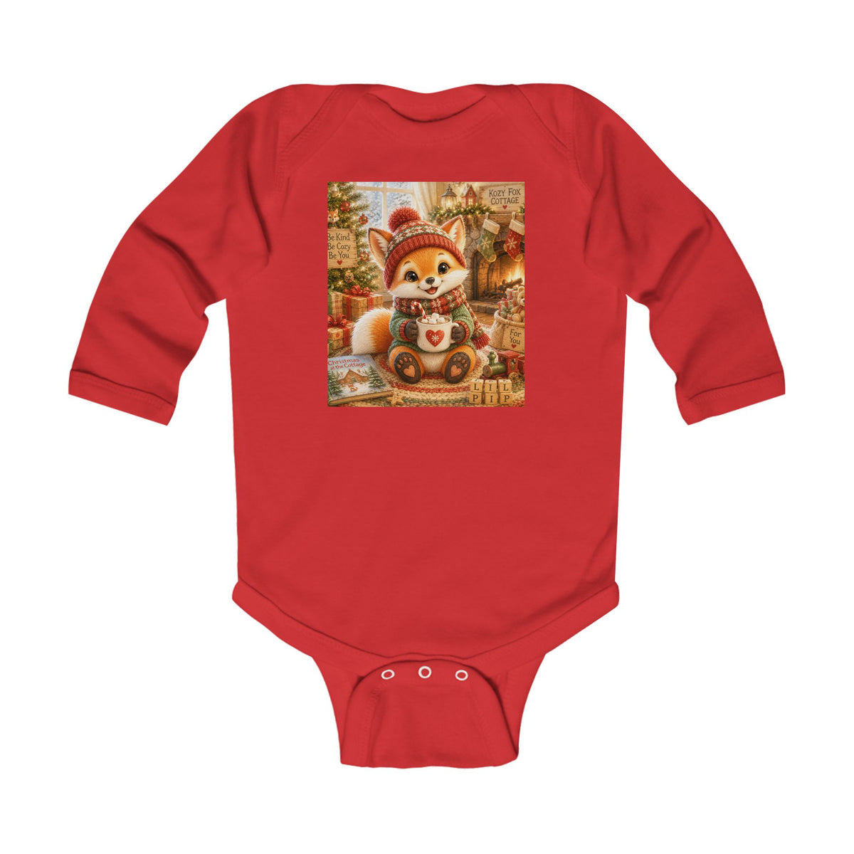 Lil Pip’s Baby’s First Christmas Long Sleeve Bodysuit
