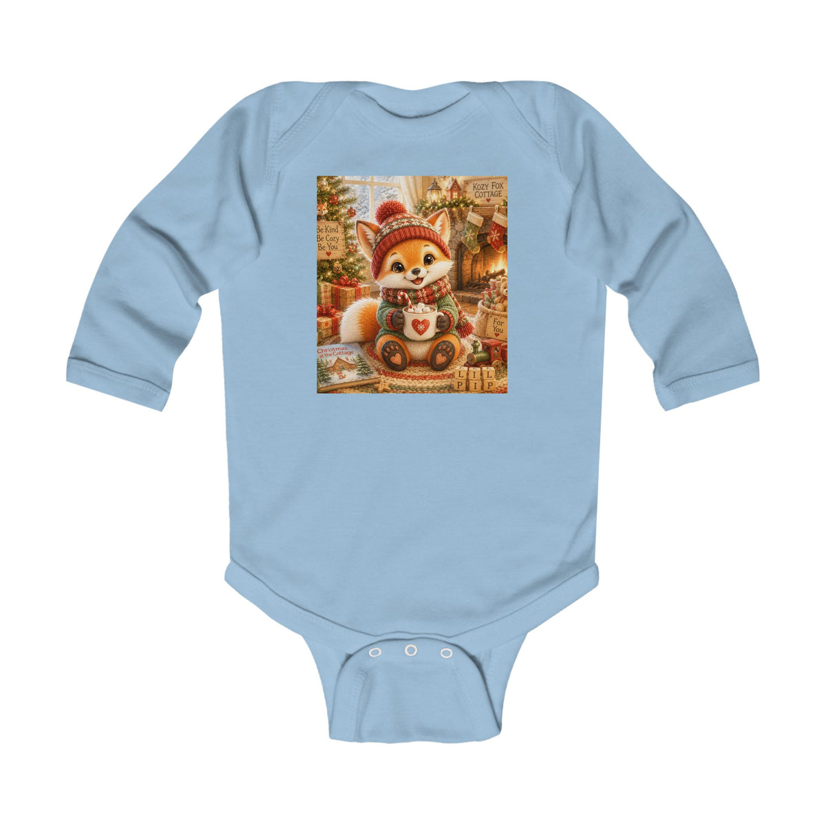 Lil Pip’s Baby’s First Christmas Long Sleeve Bodysuit
