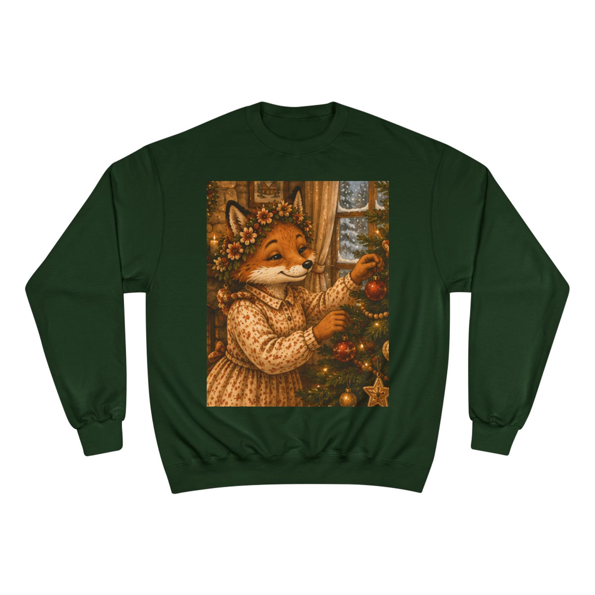 Fern’s Cozy Christmas Tree Adventure Champion Sweatshirt