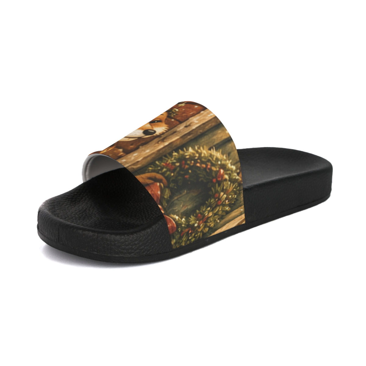 Fern’s Cozy Christmas Welcome Home Slide Sandals
