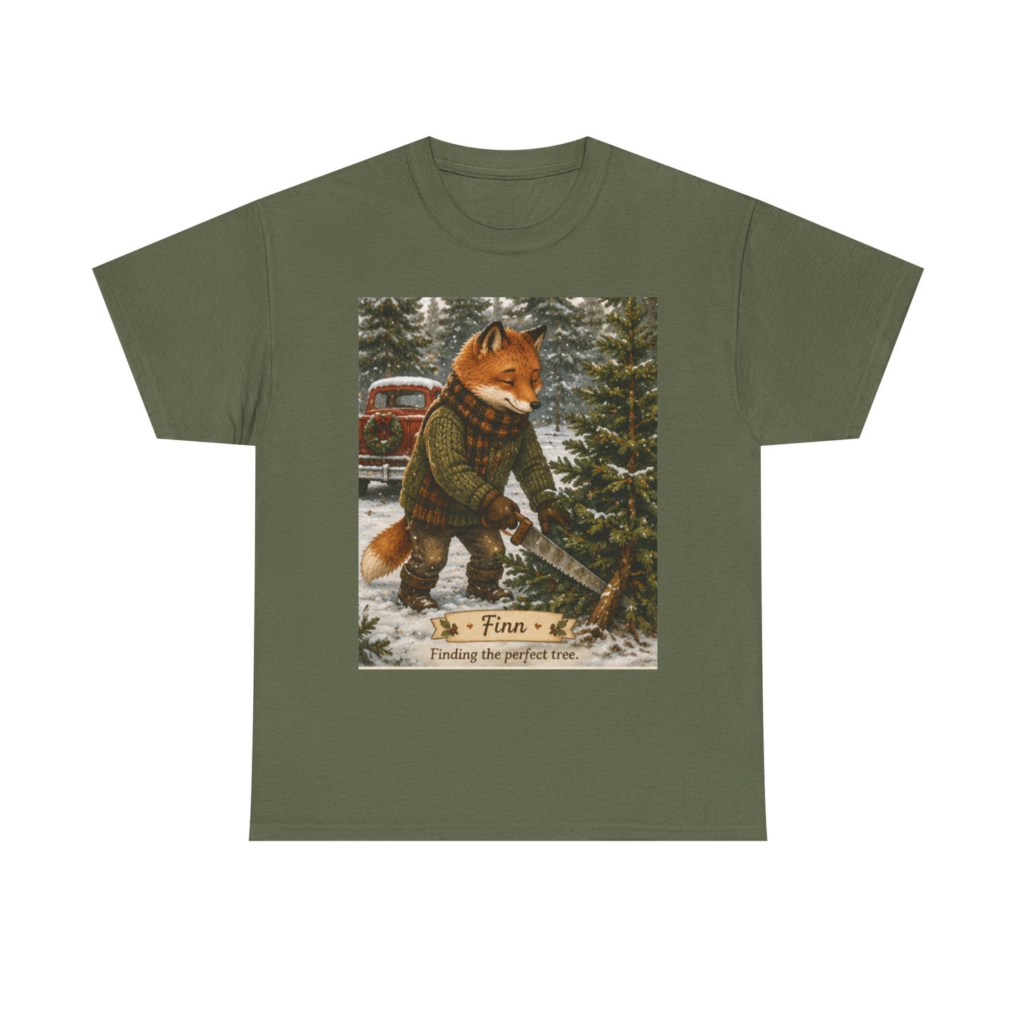 Finn’s Cozy Christmas Tree Adventure T-Shirt