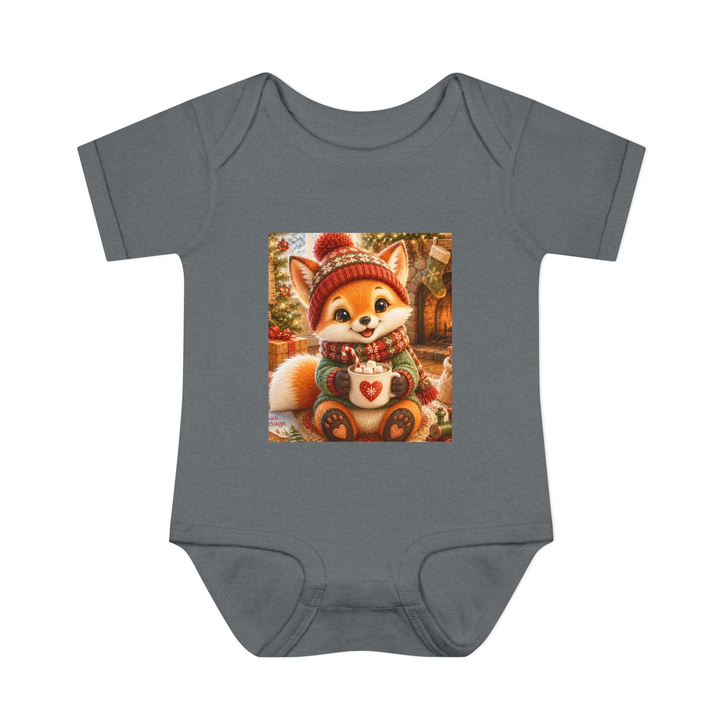 Lil Pip’s Baby’s First Christmas Short Sleeve Bodysuit