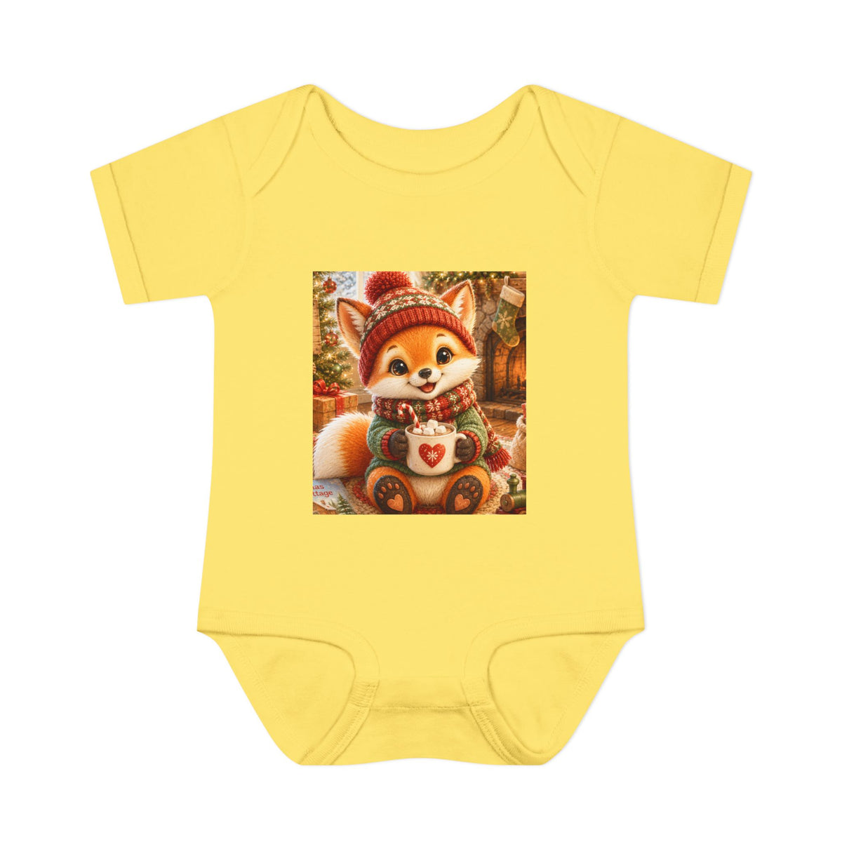 Lil Pip’s Baby’s First Christmas Short Sleeve Bodysuit