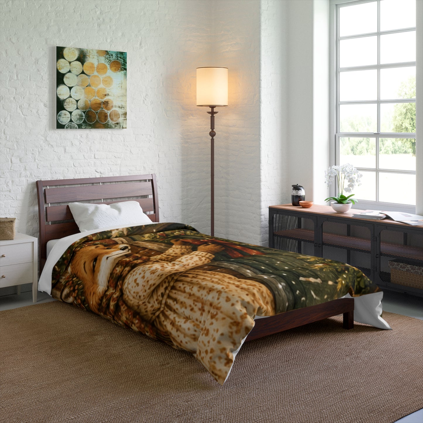 Christmas Comforter – Cozy Welcome Home Holiday Bedding | Fern's Kozy Fox Cottage