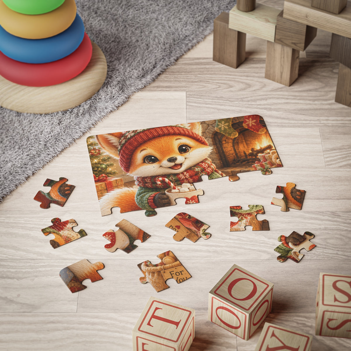 Lil Pip’s Cozy Christmas 30-Piece Kids’ Puzzle