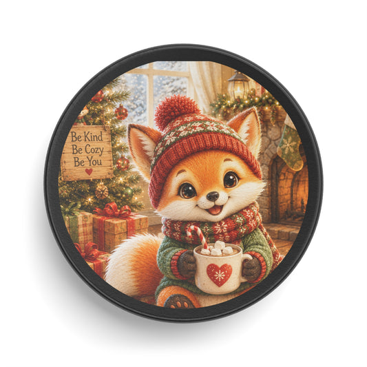 Christmas Hockey Puck – Festive Holiday Gift for Hockey Fans | Lil Pip's Kozy Fox Cottage
