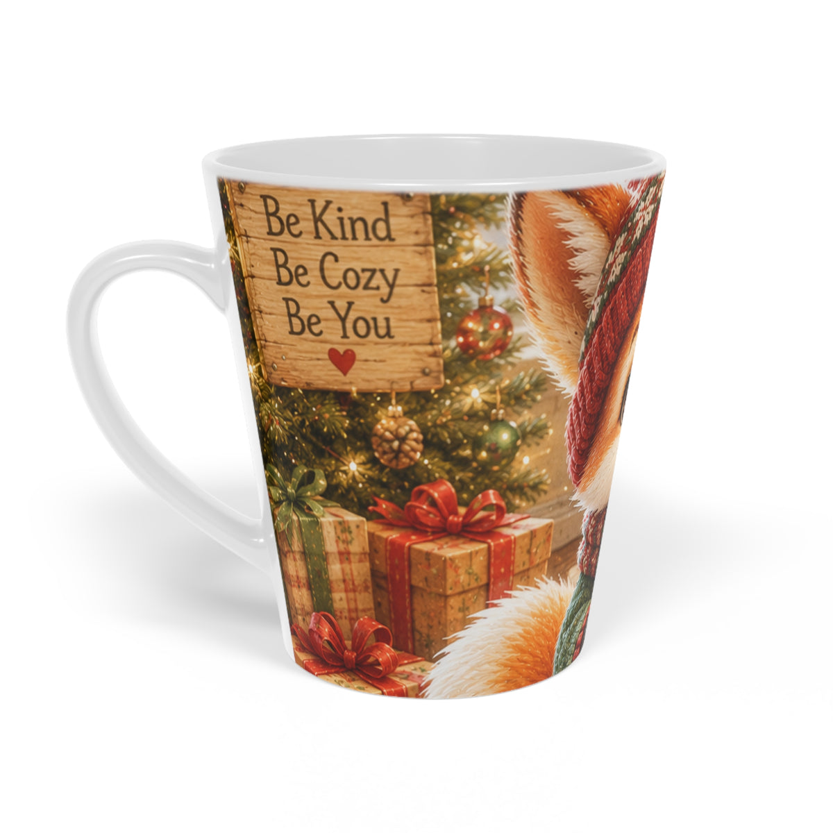 Christmas Latte Mug – Cozy Holiday Coffee Mug Gift | Lil Pip's Kozy Fox Cottage