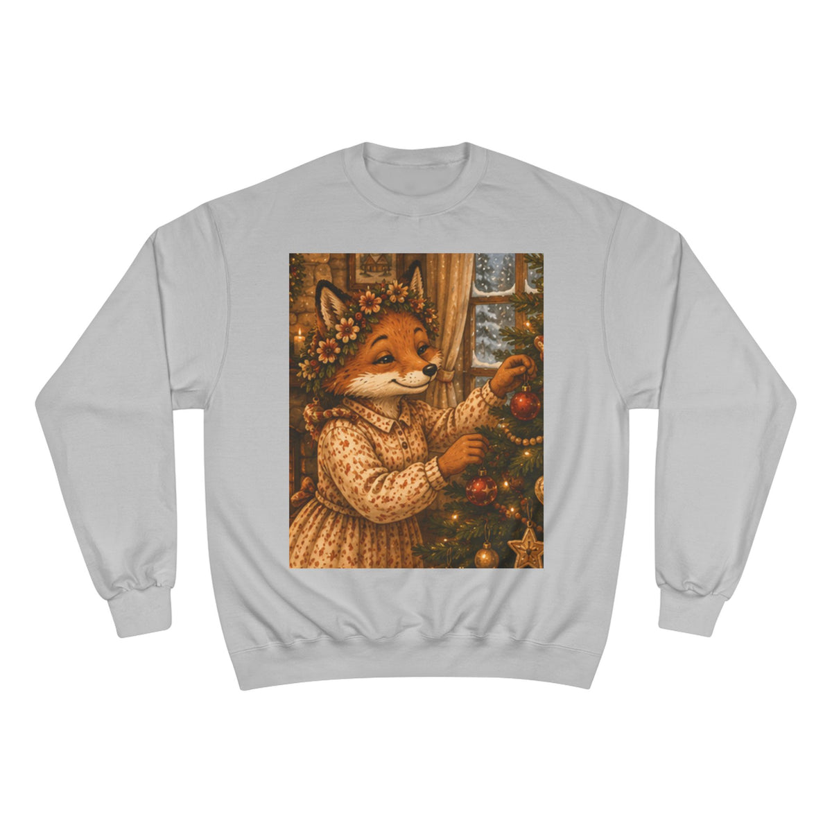 Fern’s Cozy Christmas Tree Adventure Champion Sweatshirt