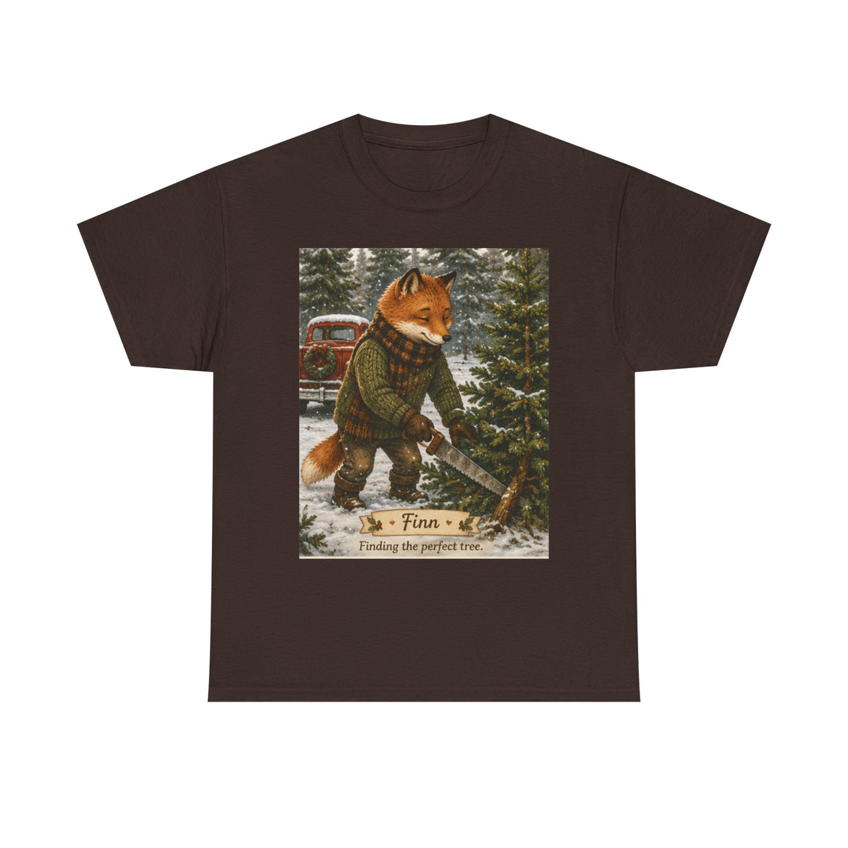 Finn’s Cozy Christmas Tree Adventure T-Shirt
