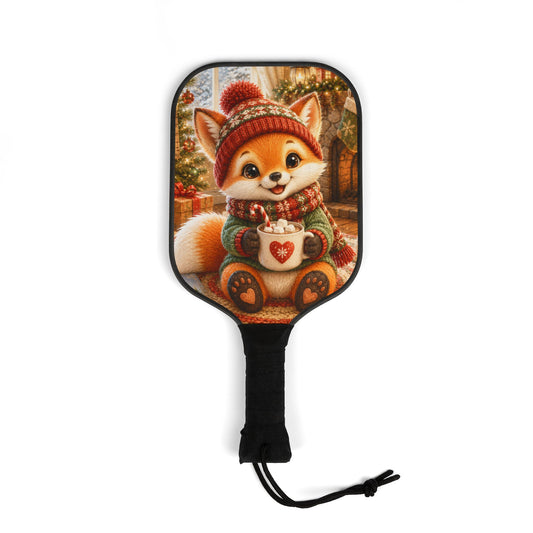 Christmas Pickleball Paddle Set – Holiday Gift for Pickleball Players | Lil Pip's Kozy Fox Cottage