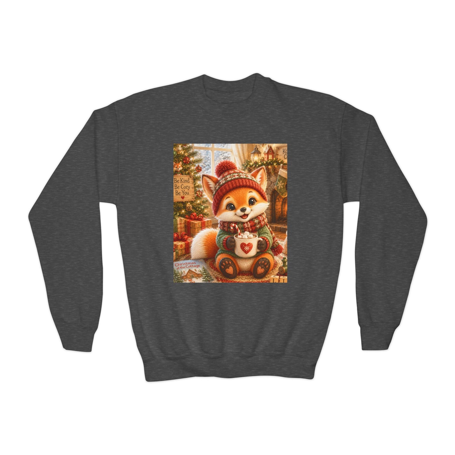Lil Pip’s Cozy Christmas Youth Crewneck Sweatshirt