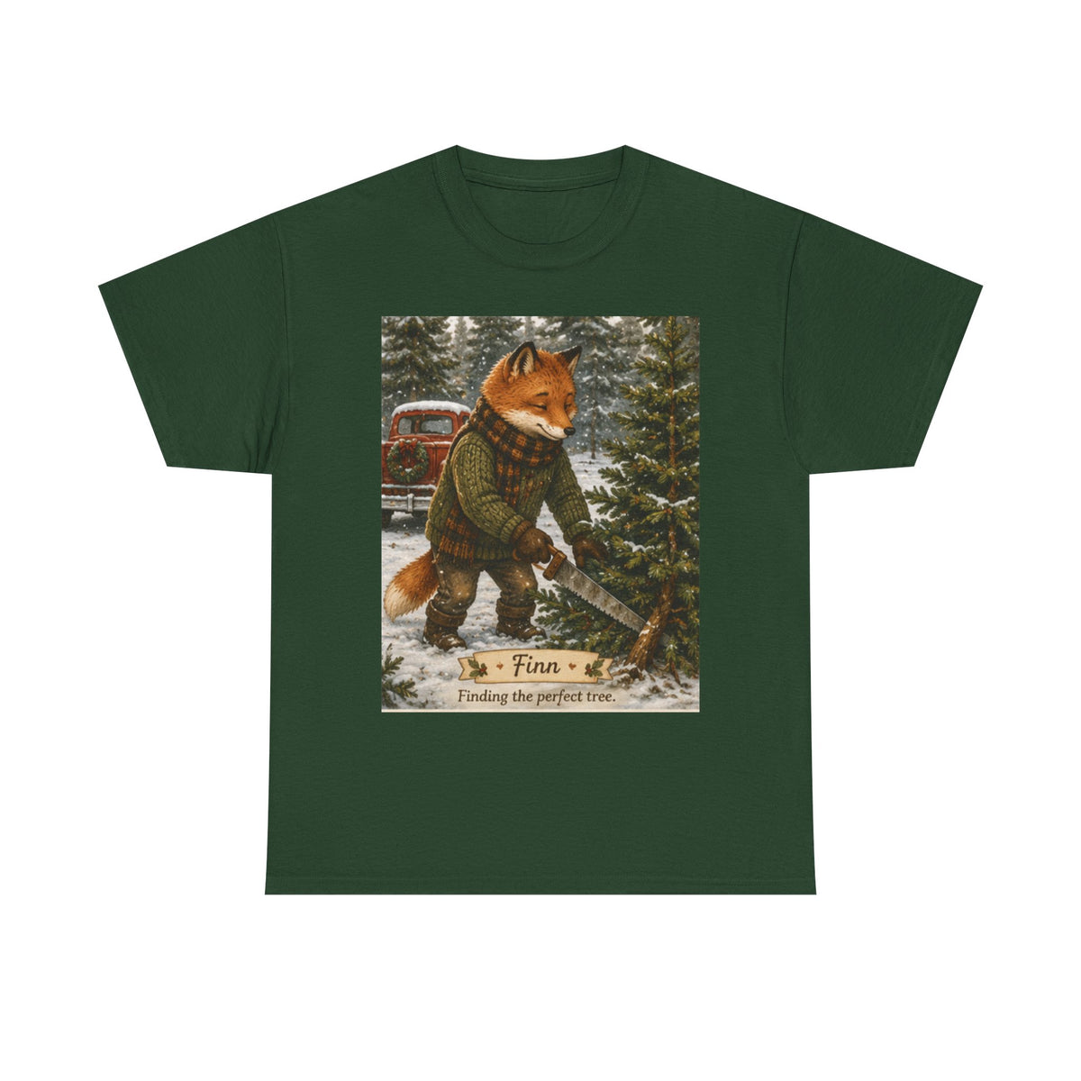 Finn’s Cozy Christmas Tree Adventure T-Shirt