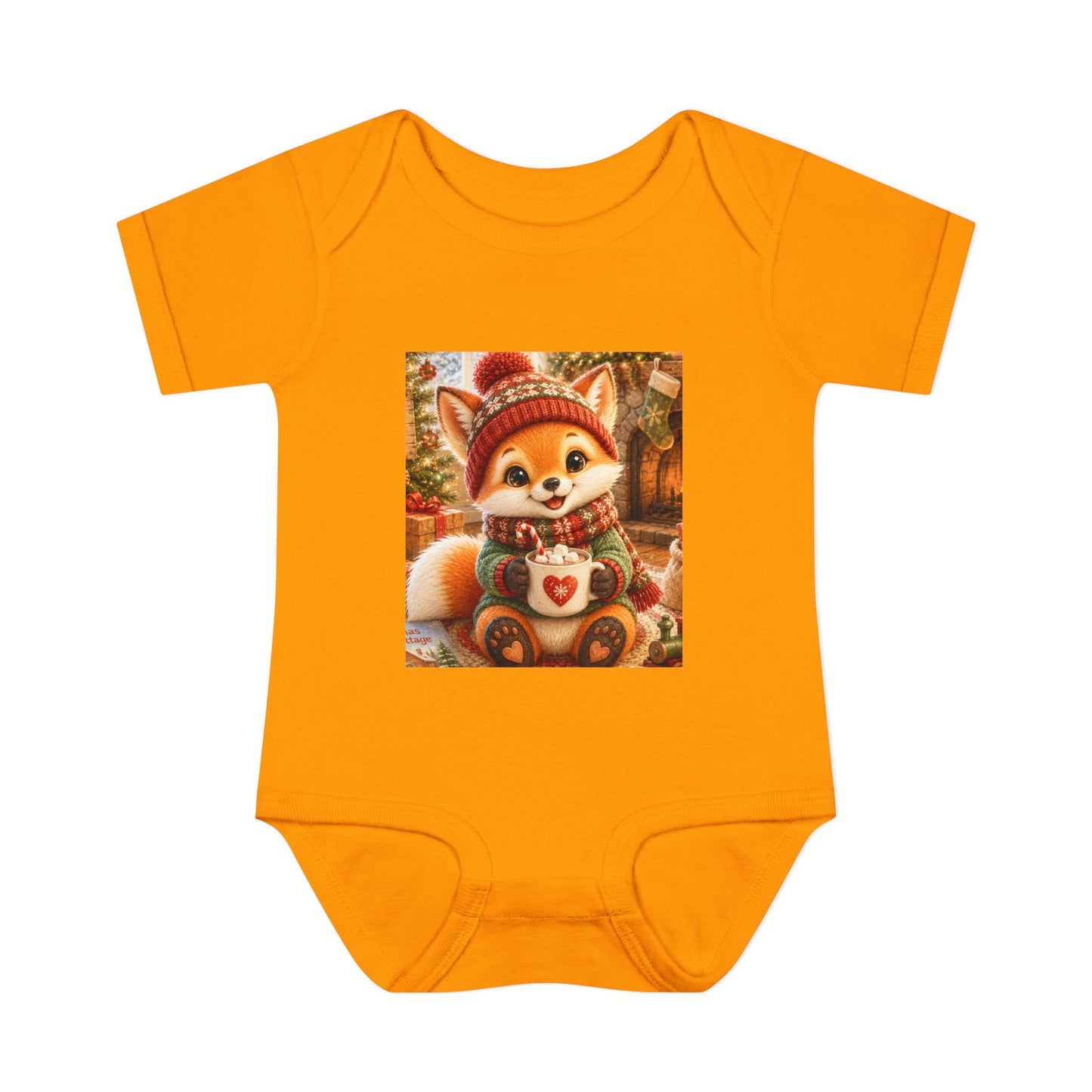 Lil Pip’s Baby’s First Christmas Short Sleeve Bodysuit