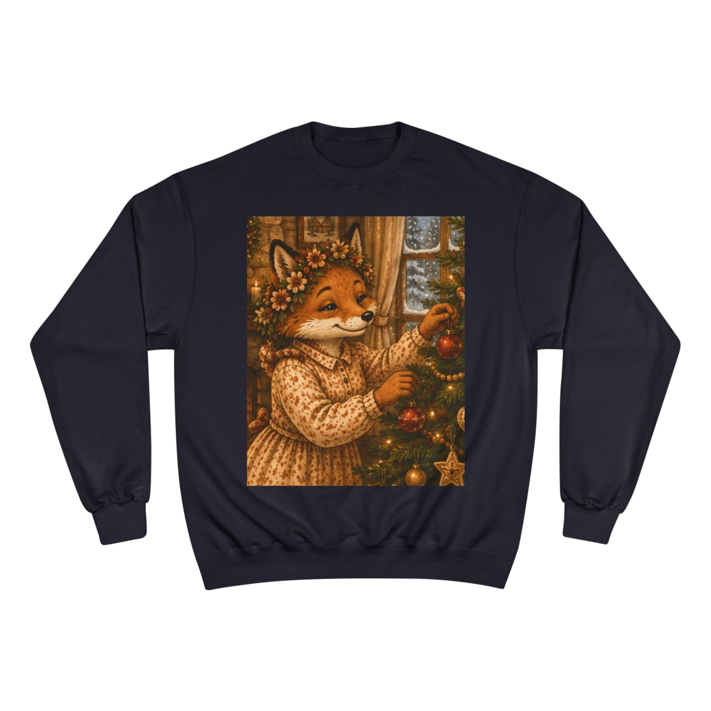 Fern’s Cozy Christmas Tree Adventure Champion Sweatshirt