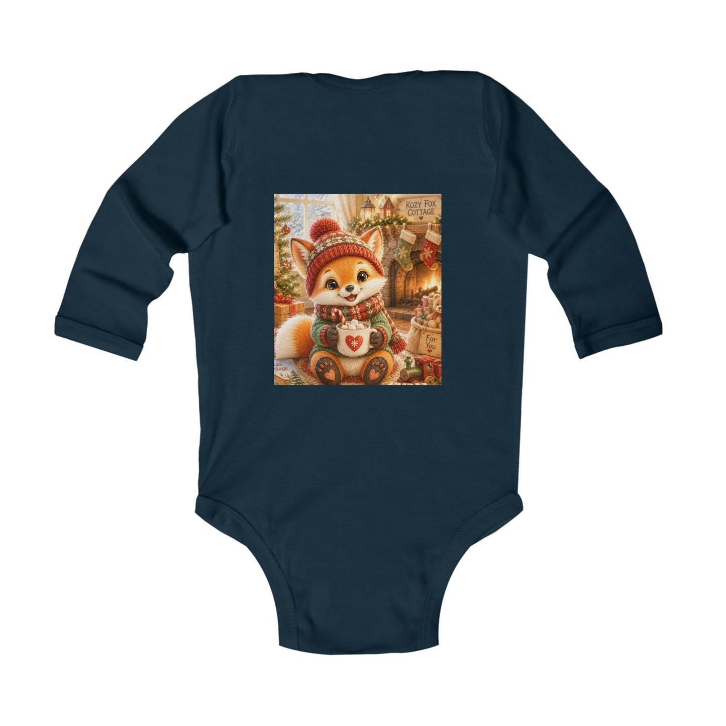 Lil Pip’s Baby’s First Christmas Long Sleeve Bodysuit