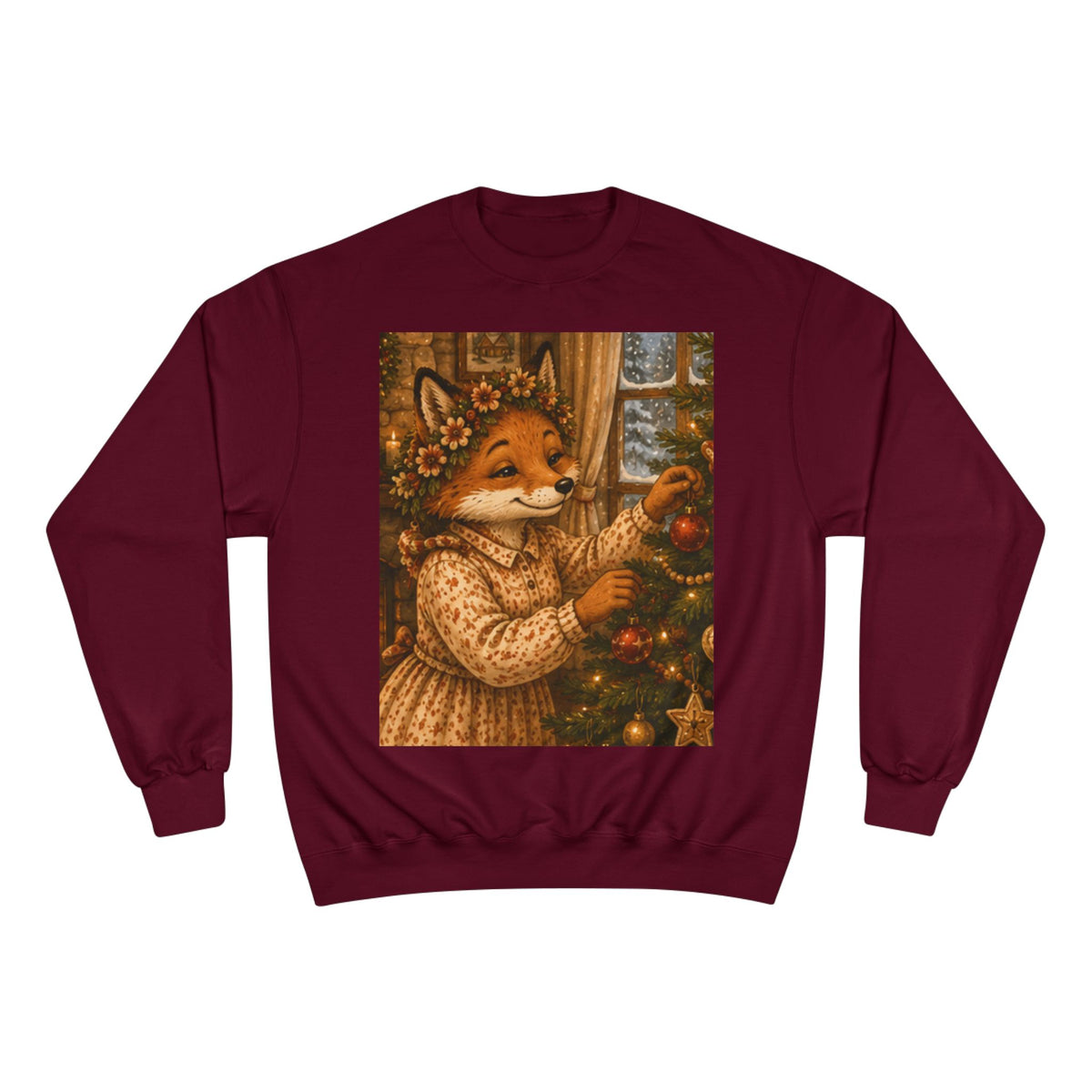 Fern’s Cozy Christmas Tree Adventure Champion Sweatshirt