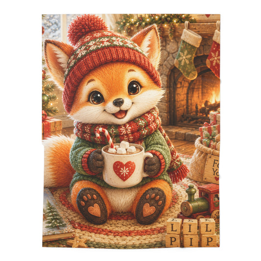 Lil Pip’s Baby’s First Christmas Swaddle Blanket
