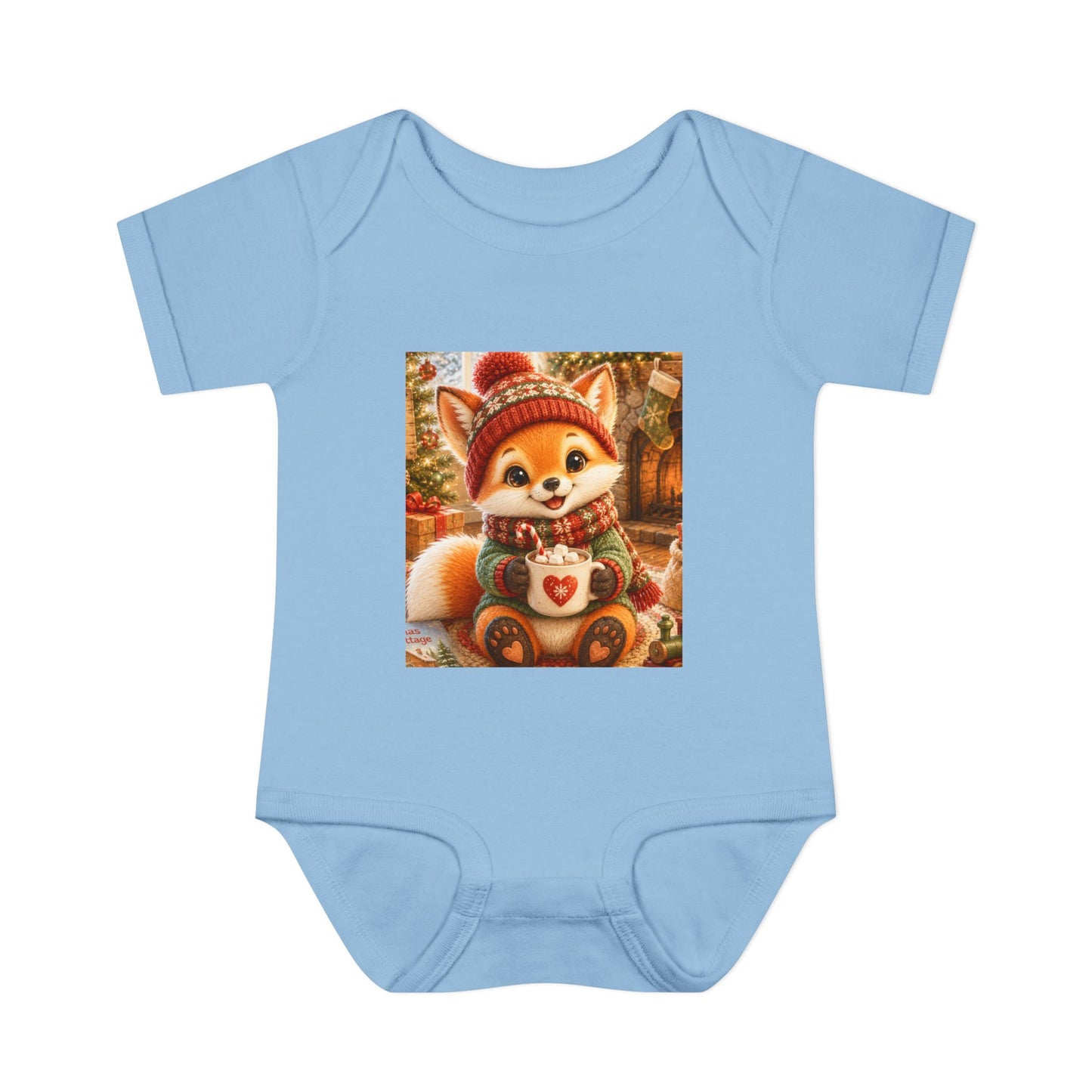 Lil Pip’s Baby’s First Christmas Short Sleeve Bodysuit