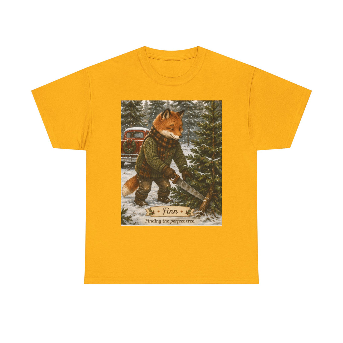 Finn’s Cozy Christmas Tree Adventure T-Shirt