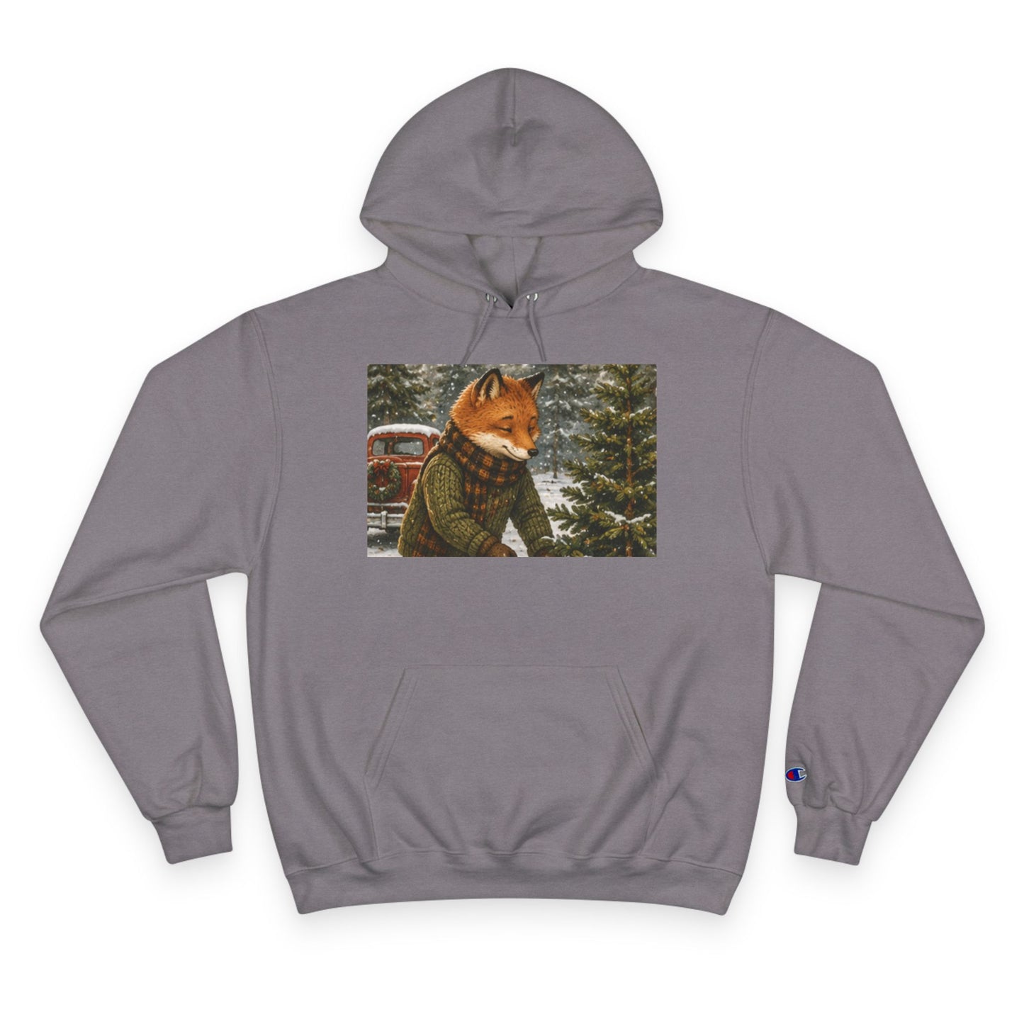Finn’s Cozy Christmas Tree Adventure Champion Hoodie