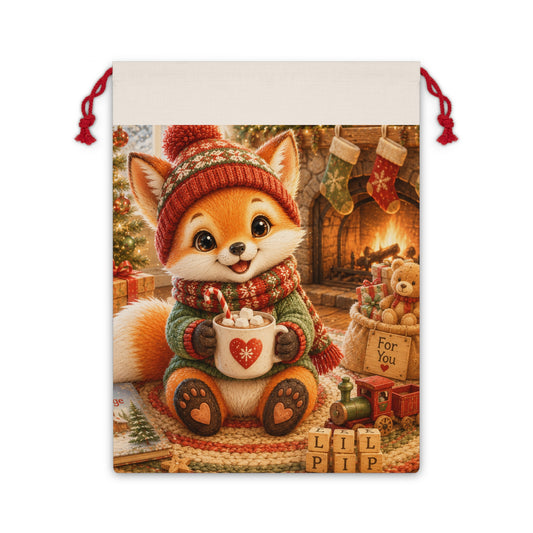 Lil Pip’s Cozy Christmas Reusable Gift Bag