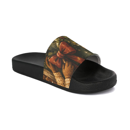 Fern’s Cozy Christmas Welcome Home Slide Sandals