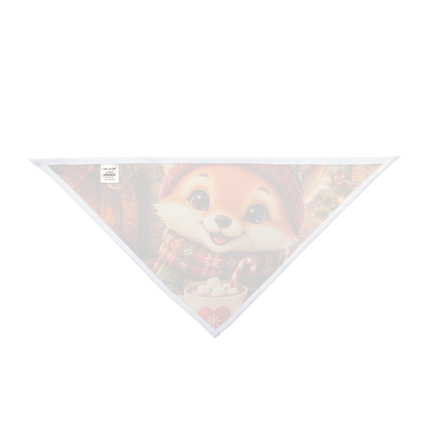 Christmas Pet Bandana for Dogs & Cats – Festive Holiday Accessory, 2 Sizes | Lil Pip's Kozy Fox Cottage Collection